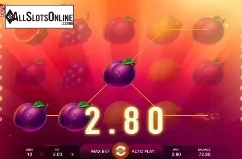 Win Screen 2. Fruit Vegas from Mascot Gaming
