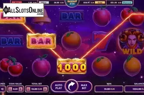 Win screen 1. Fruits Fury from NetGame