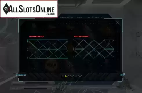 Paytable. Galaxy Slot from Smartsoft Gaming