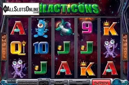 Screen7. Galacticons from Microgaming
