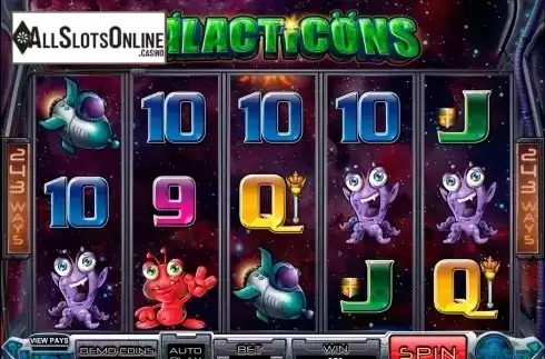Screen8. Galacticons from Microgaming