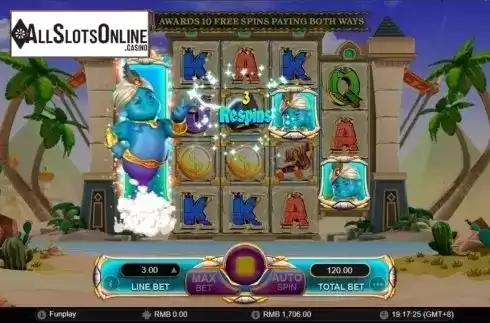 Respins. Genie's Luck from GamePlay