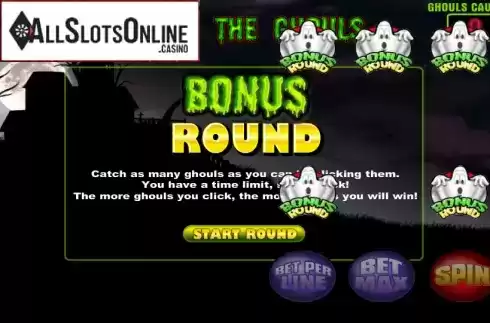 Bonus game. Ghouls Gold from Betsoft