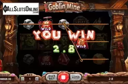 Win screen. Goblin Mine from TIDY