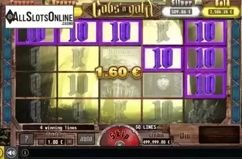 Win Screen. Gobs 'n Gold from GAMING1