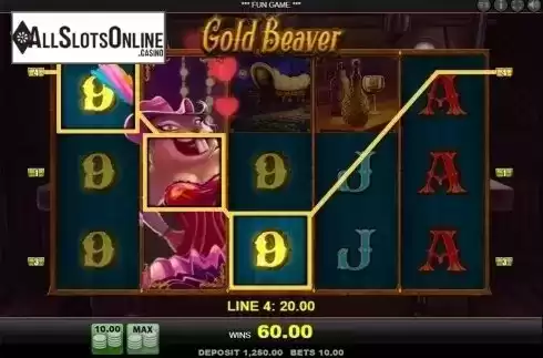 Wild win screen. Gold Beaver from Merkur