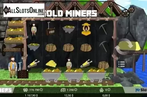 Screen4. Gold Miners from MrSlotty