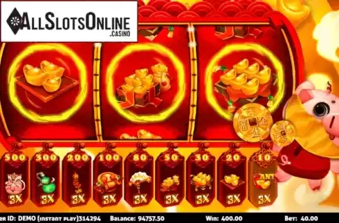 Win Screen 2. Goldy Piggy from Triple Profits Games