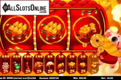 Win Screen 3. Goldy Piggy from Triple Profits Games