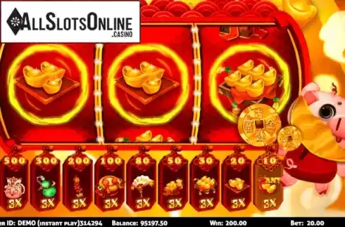 Win Screen 4. Goldy Piggy from Triple Profits Games