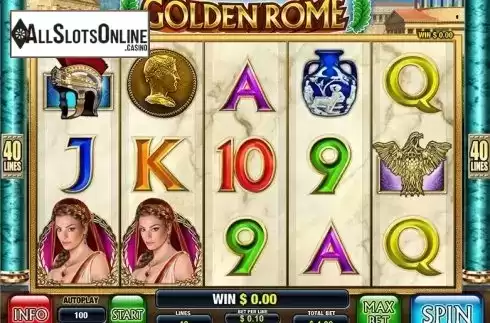 Screen2. Golden Rome from Leander Games