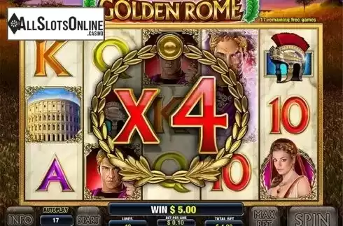 Screen3. Golden Rome from Leander Games