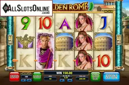 Screen8. Golden Rome from Leander Games