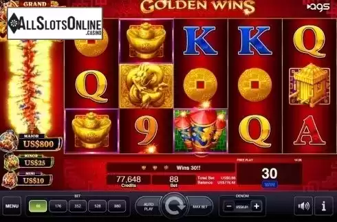 Win Screen. Golden Wins from AGS