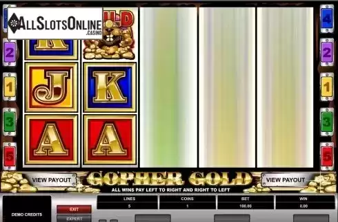 Screen6. Gopher Gold from Microgaming