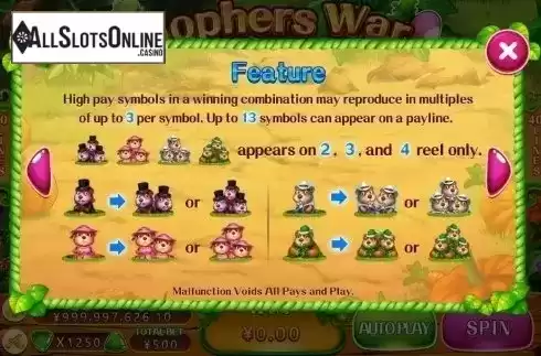 Feature. Gophers War from CQ9Gaming