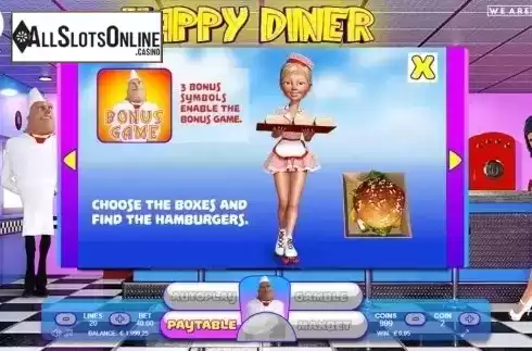 Features 2. Happy Diner from Packmaster Games