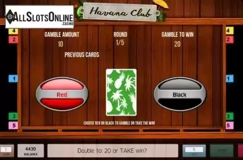 Risk Game. Havana Club from InBet Games
