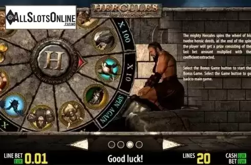 Paytable 3. Hercules HD from World Match