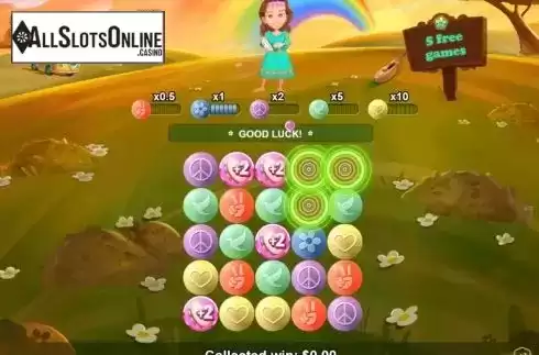 Free Spins. Hippie Days from Skillzzgaming