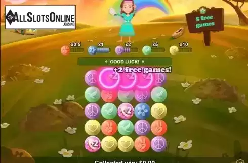 Free Spins 3. Hippie Days from Skillzzgaming