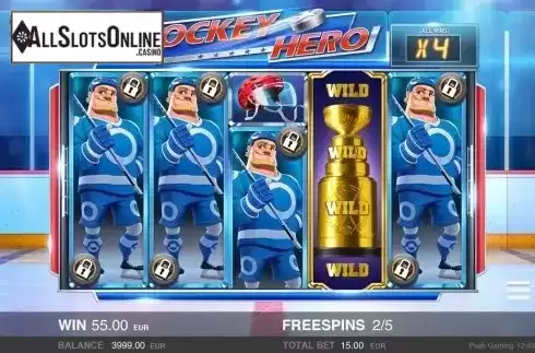 Screen 3. Hockey Hero from Push Gaming