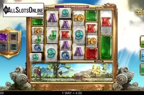 Win screen. Holy Diver from Big Time Gaming