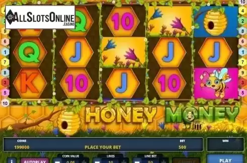 Screen 1. Honey Money (Zeus Play) from Zeus Play