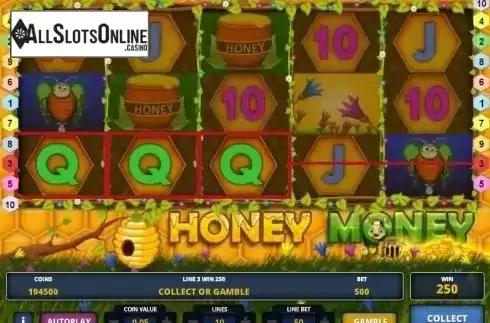 Screen 3. Honey Money (Zeus Play) from Zeus Play