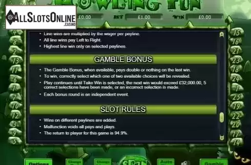 Gamble Bonus. Howling Fun from Eyecon
