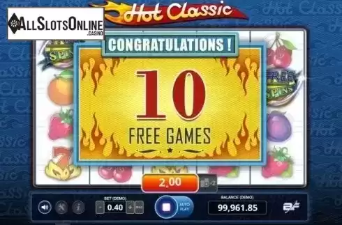 Free Spins. Hot Classic from BF games