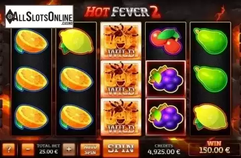Win Screen. Hot Fever 2 from GAMING1