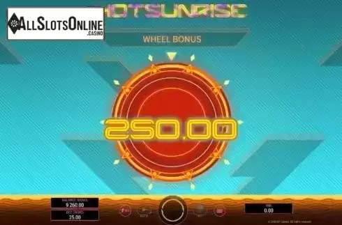 Bonus Wheel 2. Hot Sunrise from BF games