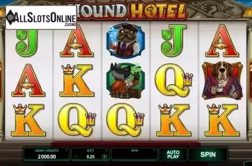 Screen8. Hound Hotel from Microgaming