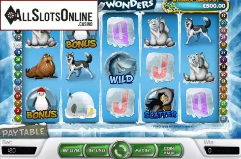 Screen3. Icy Wonders from NetEnt