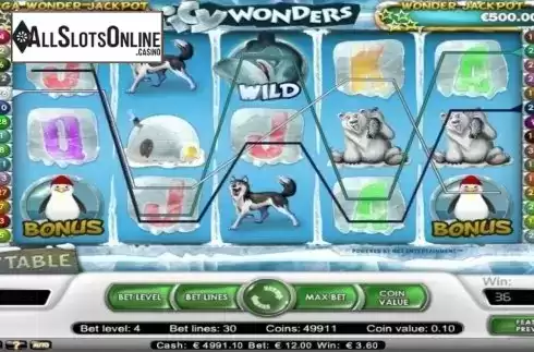 Screen4. Icy Wonders from NetEnt