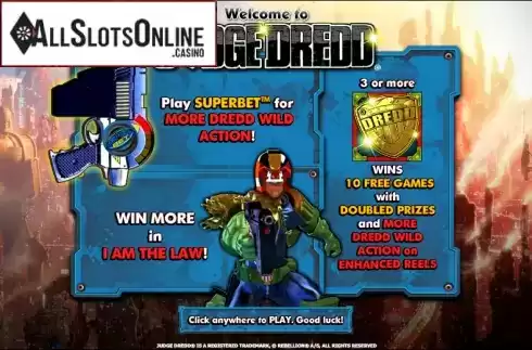 Game features 1. Judge Dredd from NextGen