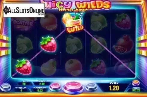 Win Screen 3. Juicy Wilds from Felix Gaming