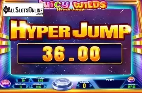 Hyper Jump Feature. Juicy Wilds from Felix Gaming