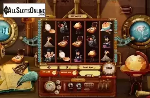 Game Workflow screen. Jules Verne from Red Rake