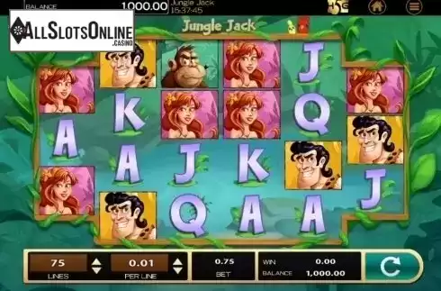 Reel Screen. Jungle Jack from High 5 Games