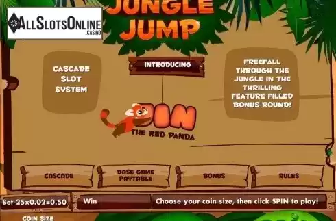 Paytable 1. Jungle Jump from Gamesys