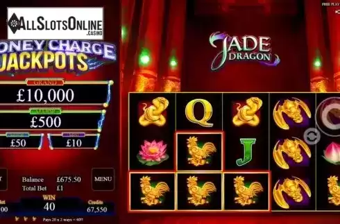 Paytable screen 2. Jade Dragon from AGS