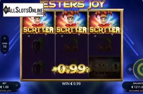 Win Screen 2. Jesters Joy from Booming Games