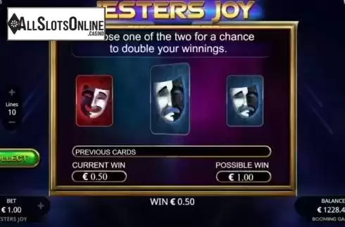 Gamble. Jesters Joy from Booming Games