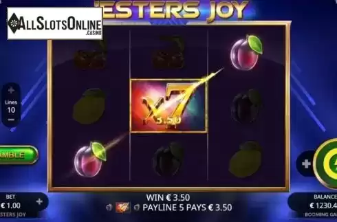 Win Screen 3. Jesters Joy from Booming Games