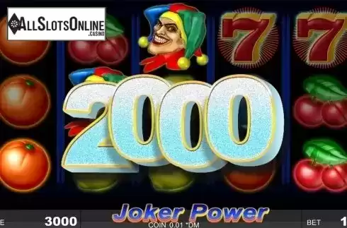 Win screen. Joker Power (Noble Gaming) from Noble Gaming