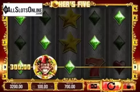 Win Screen. Jokers Five from SYNOT