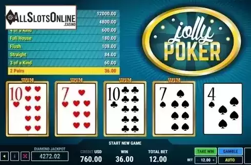 Game workflow 2. Jolly Poker from Fazi