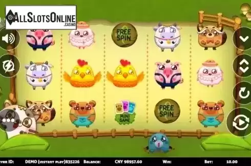 Reel Screen. Kawaii Pets from Triple Profits Games